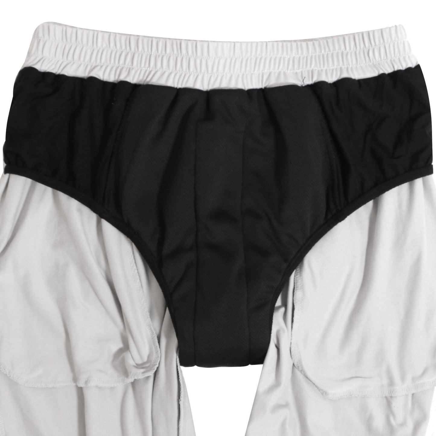 Undie Ups PLUS- Absorbent, Adult Unisex Joggers Jet Black