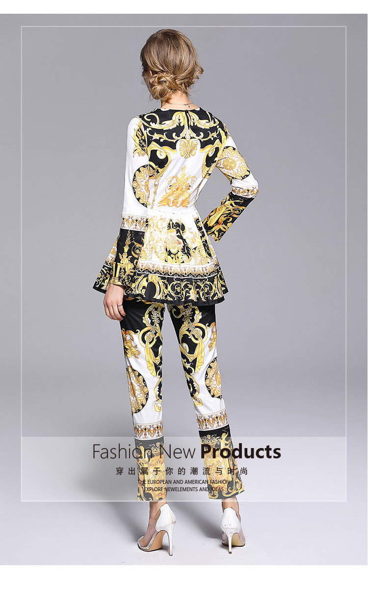 Golden Moment Capri Set