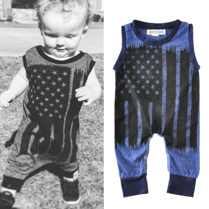 He Was An American Boy Romper