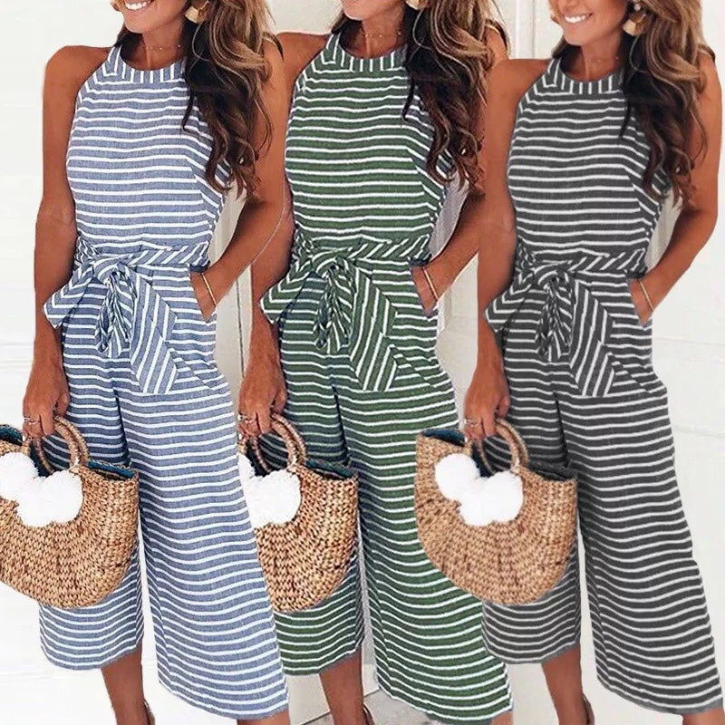 Nantucket Shores Jumpsuit (Available in Granite Only)