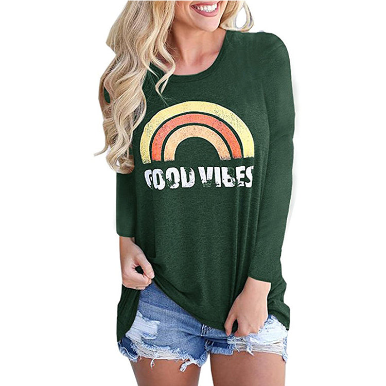 Distressed Good Vibes Tee