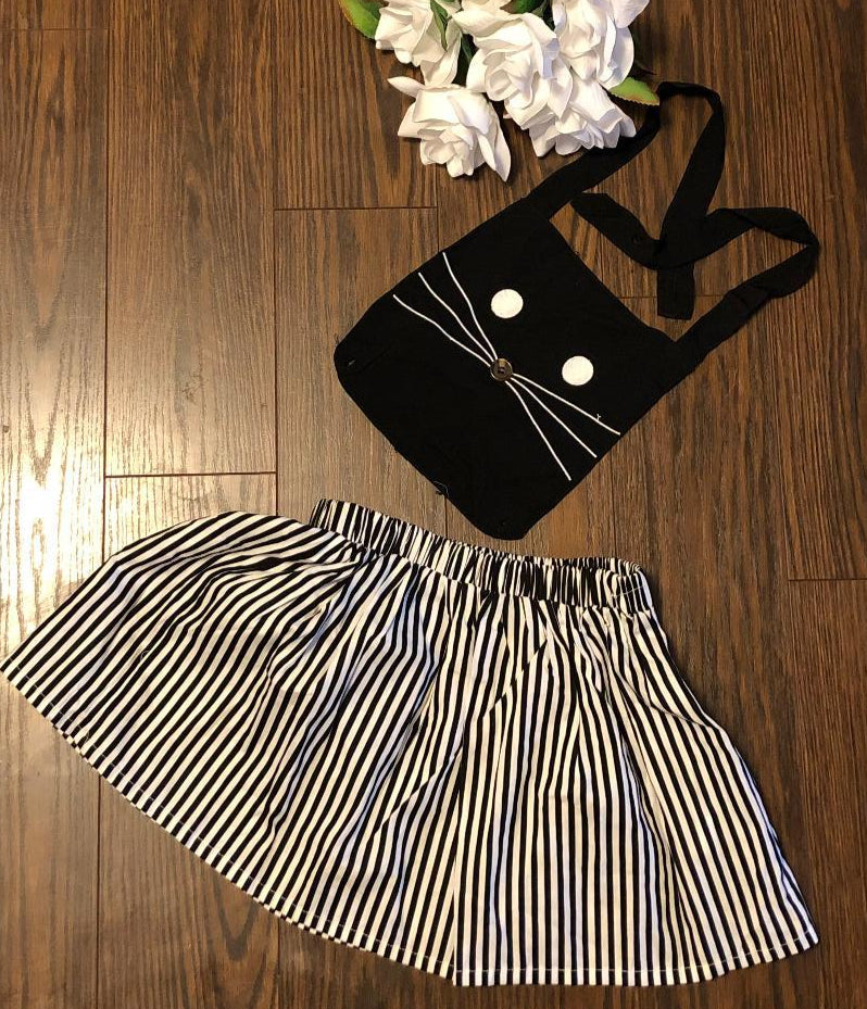 Kitty Cat Pinafore Dress