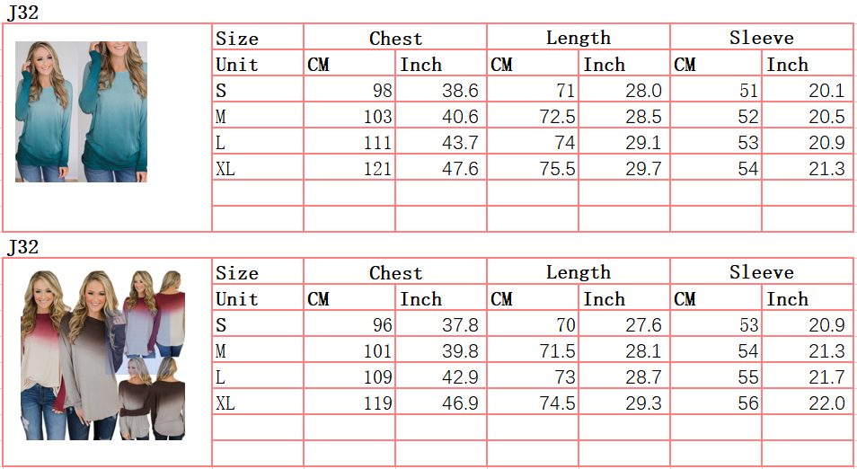 Ombre Sweatshirt Tunic (2 colors)