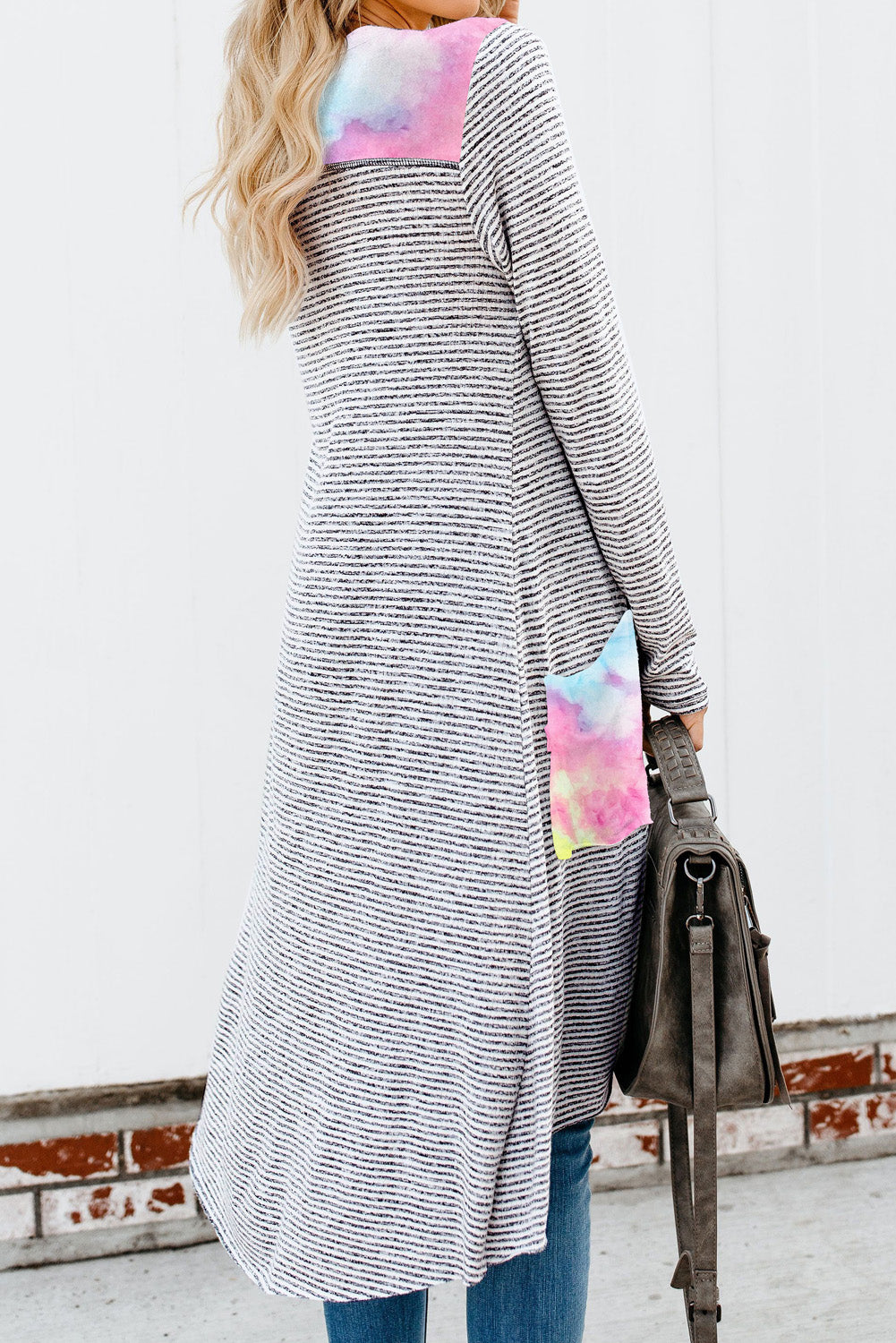 Tie Dye Shirt Cardigan