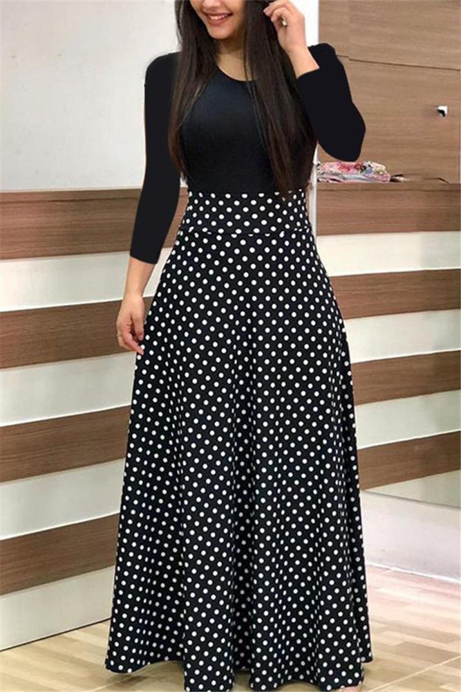 Practically Perfect Polka Dot Dress