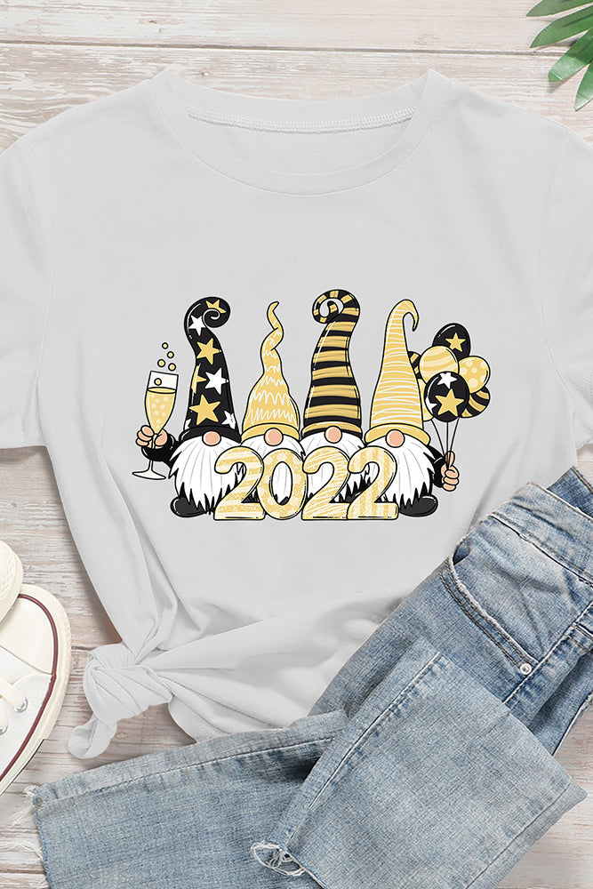 Gnome New Years Party Tee (3 Colors)