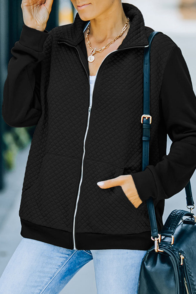 Zipper Quilt Jacket (3 Colors)