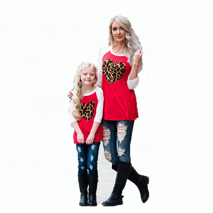 Ladies/ Mommy and Me Leopard Hearts Pre-Order Ends 1/5