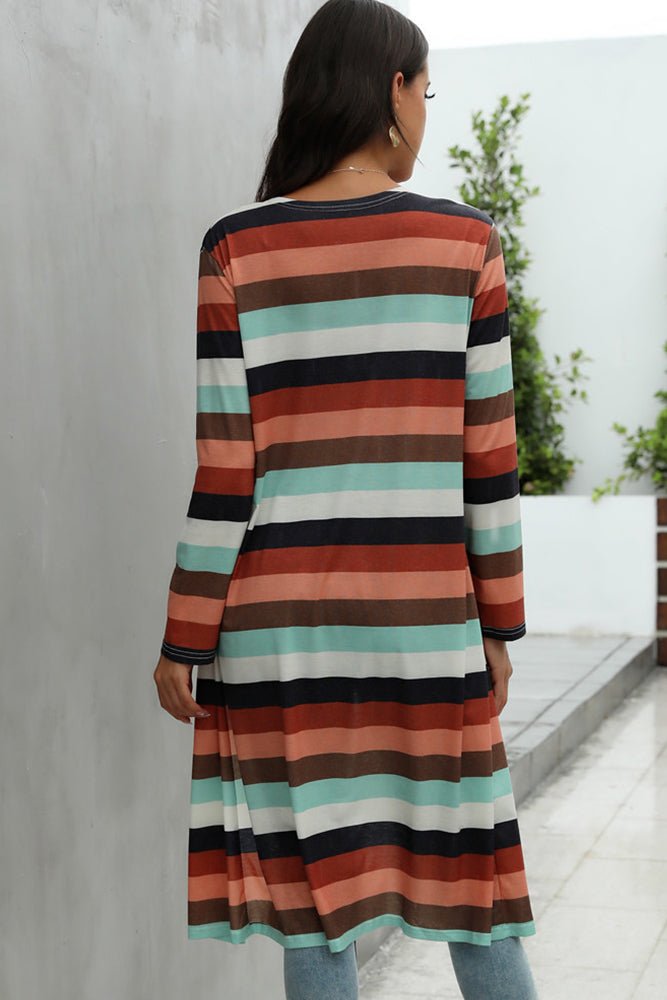 Coffee Tee Shirt Cardigan (Up to 2XL)