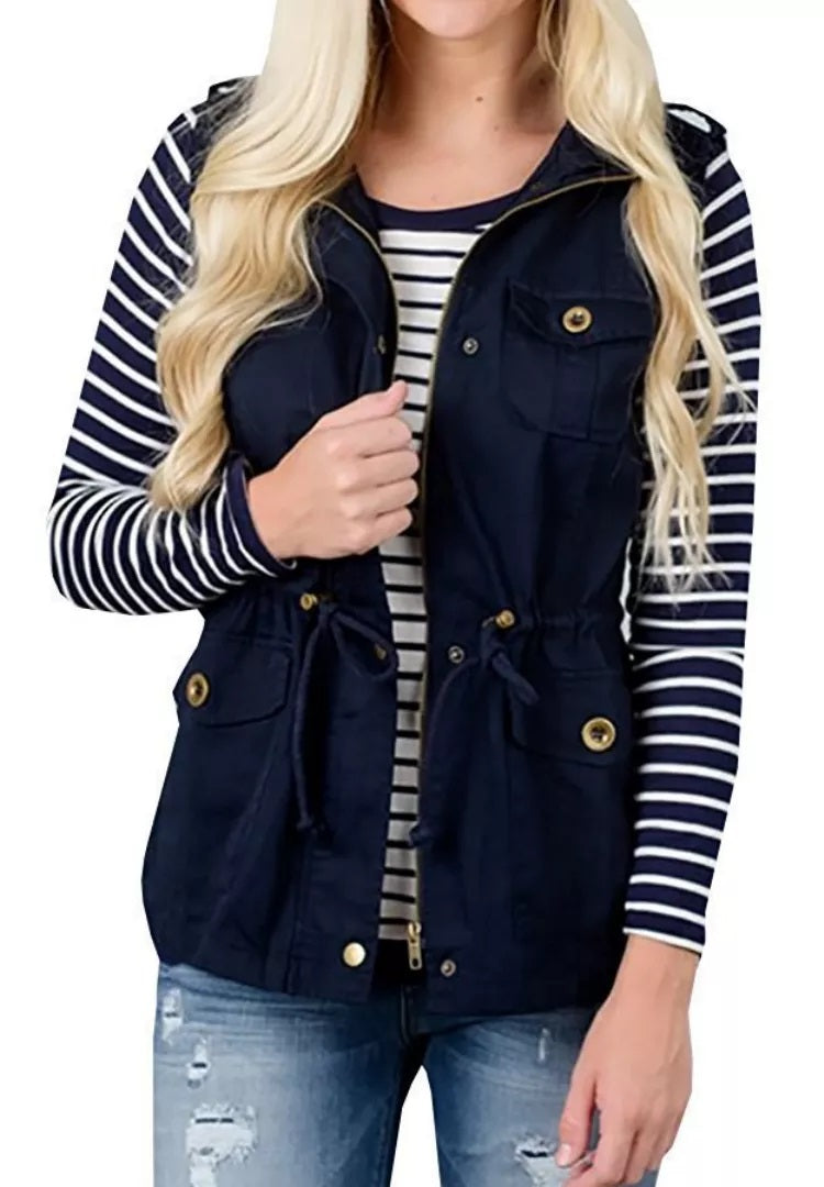 Sleeveless Fall Button Vest Pre-Sale