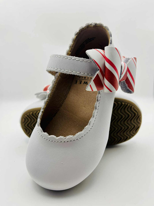 Candy Cane Crush Bow Flats