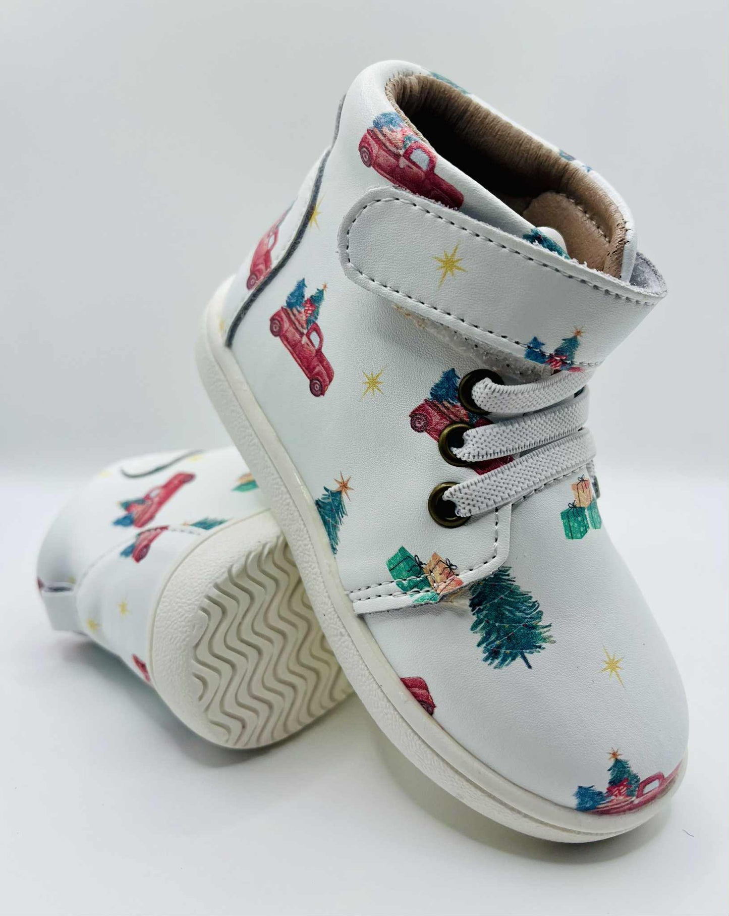 Christmas Tree Adventures High Top Sneakers