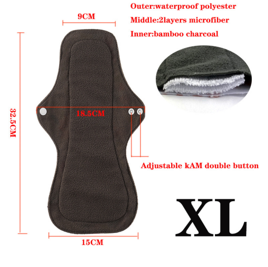 Reusable Absorbent "Got To Go" Pad with Waterproof Carrying Bag