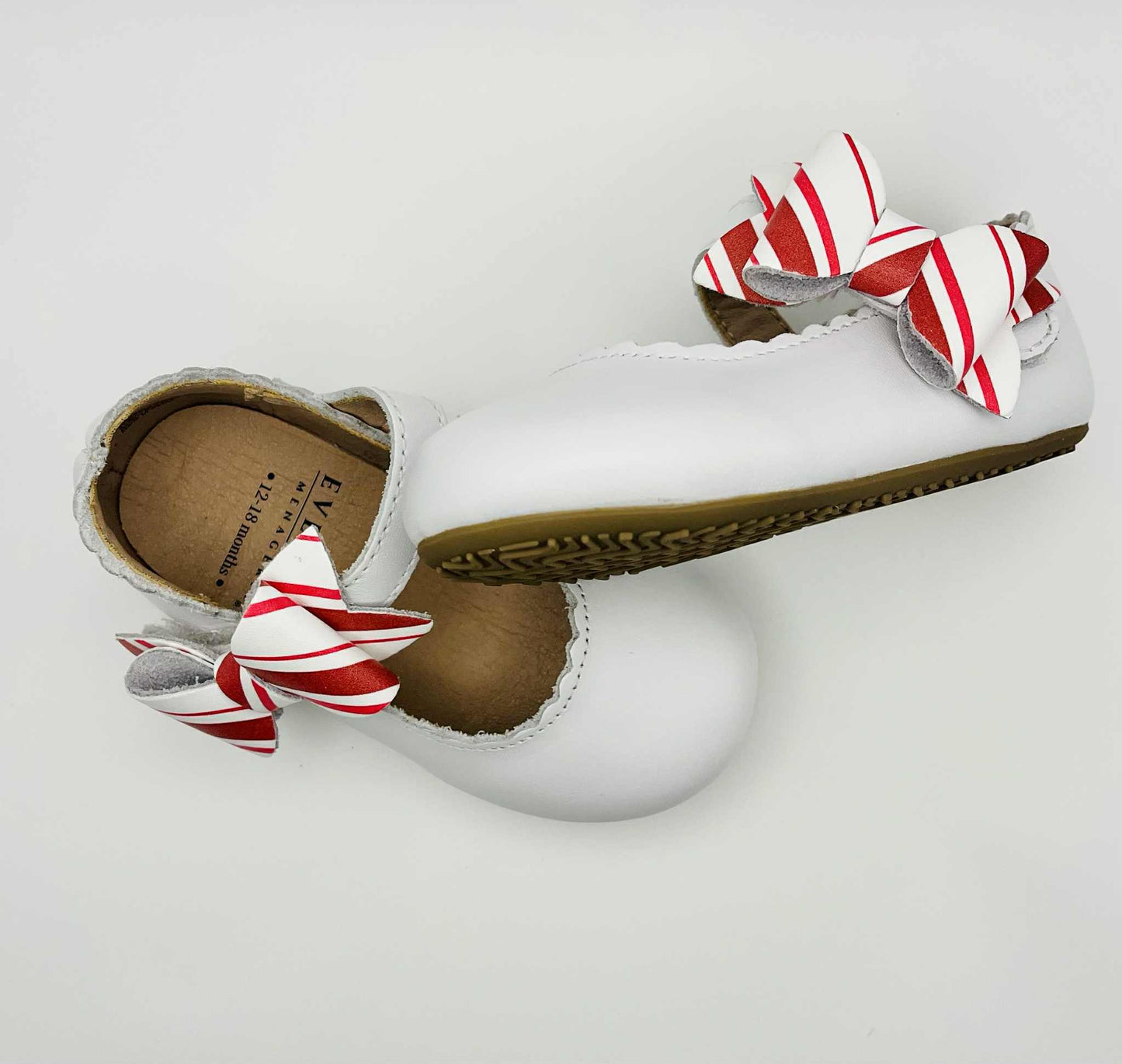 Candy Cane Crush Bow Flats
