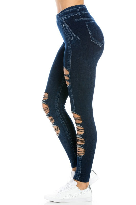 POP! Stock! Distressed Jegging