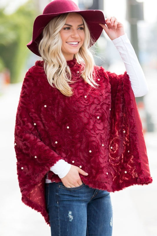 POP! Stock! Roses Are Red Poncho