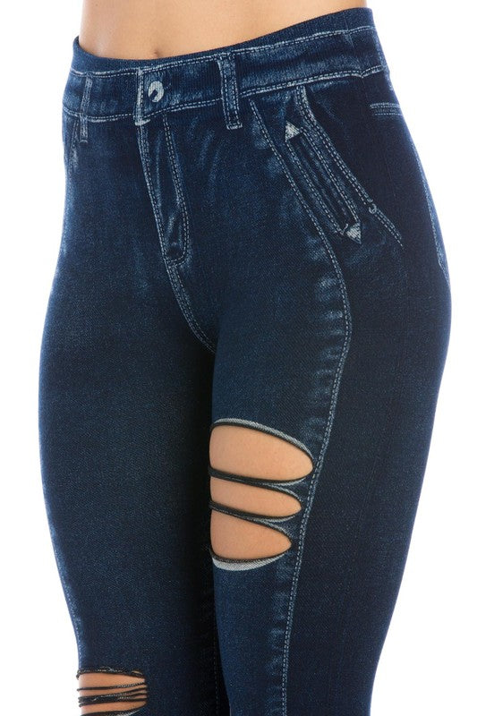 POP! Stock! Distressed Jegging