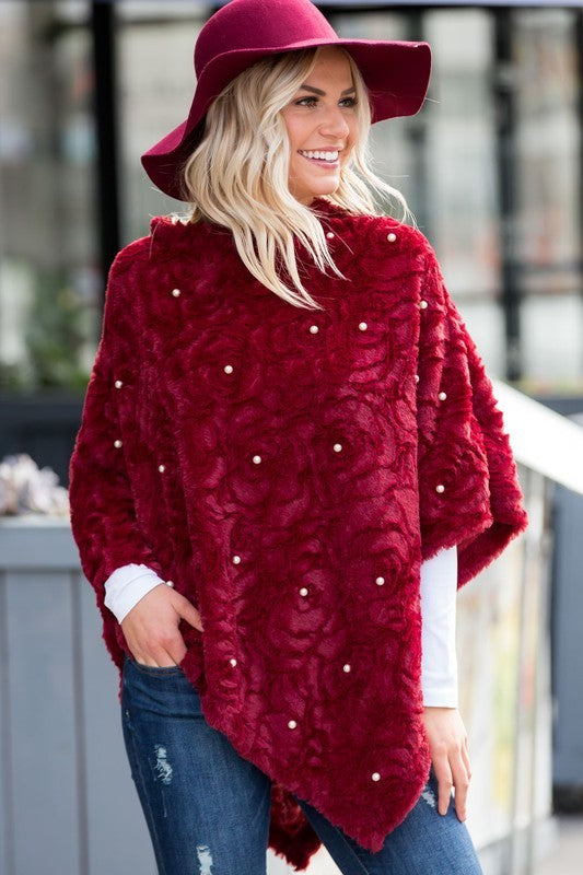 POP! Stock! Roses Are Red Poncho