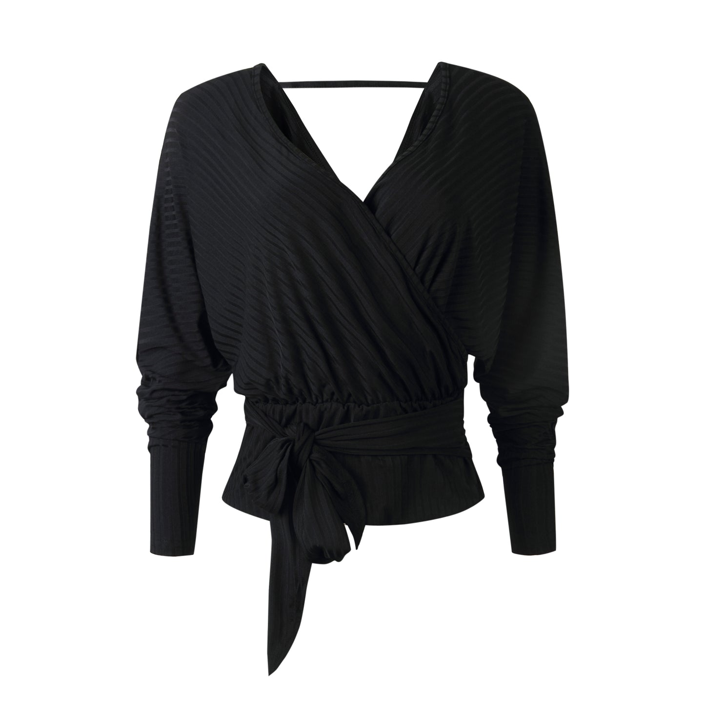 Short Tie Belted Top