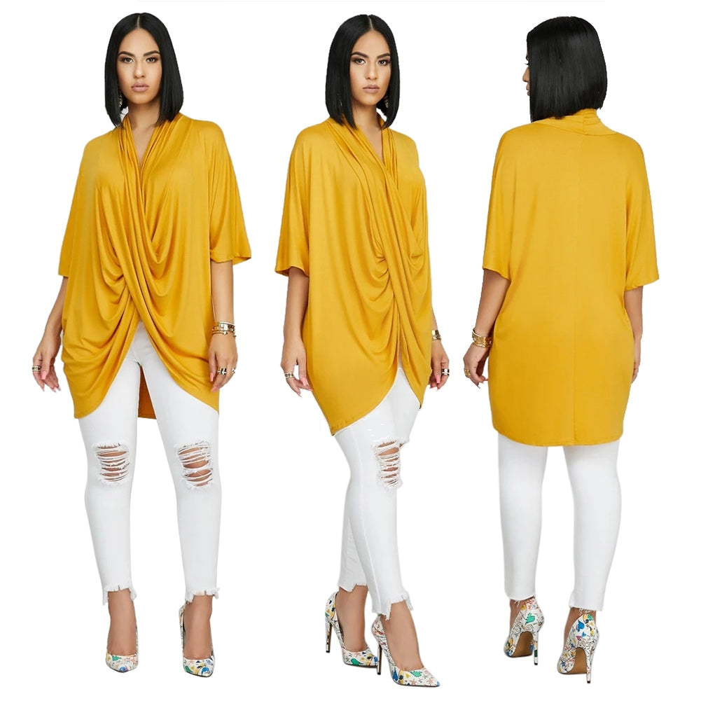 Sheer Cross Dropped Shirt