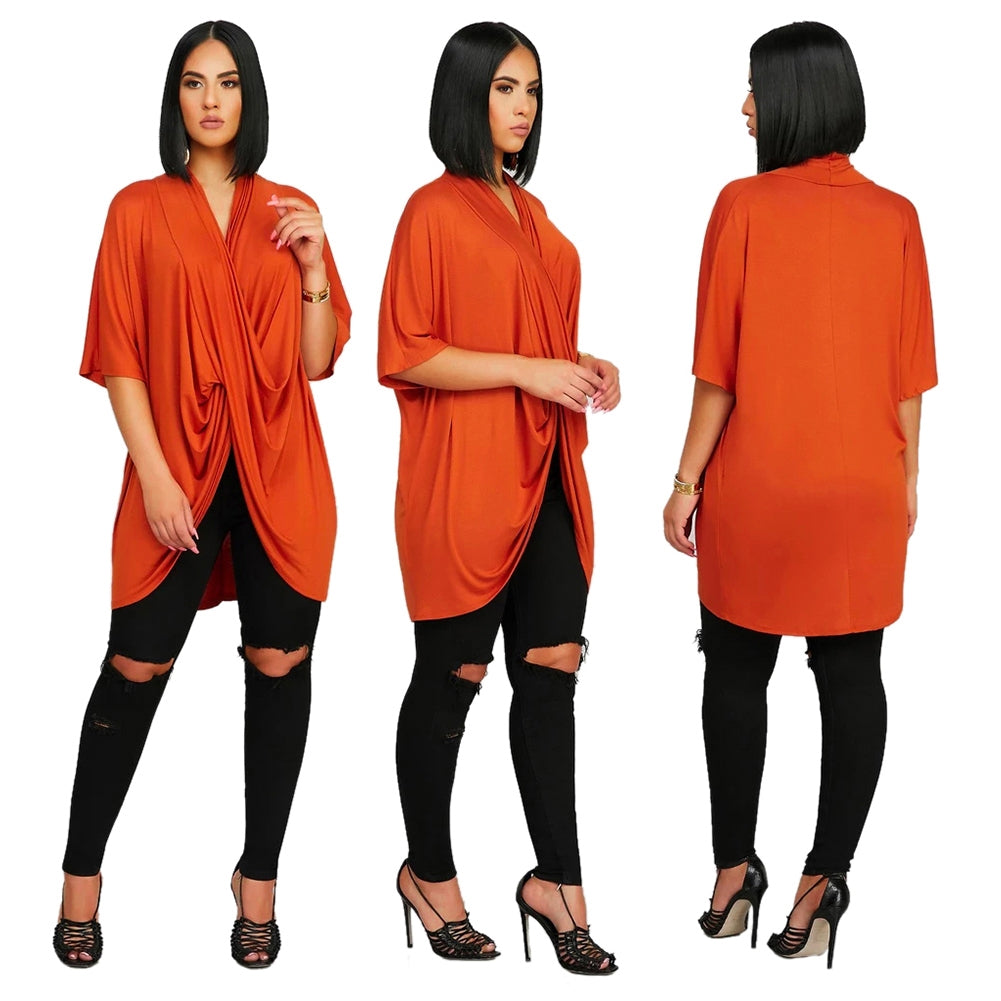 Sheer Cross Dropped Shirt