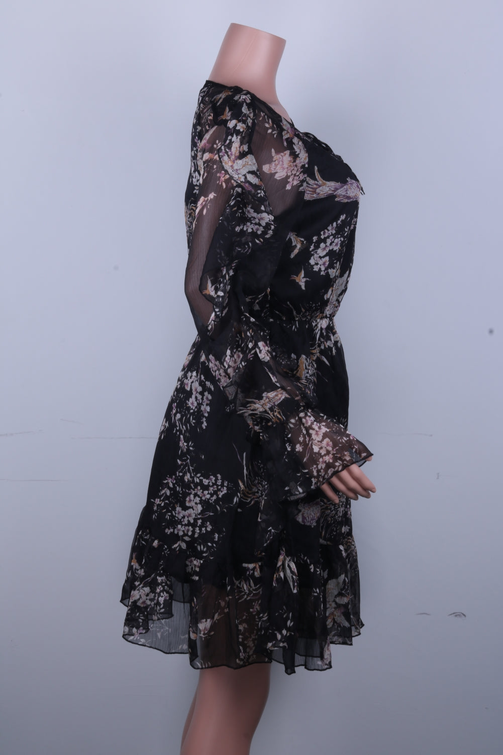 Black Swan Floral Dress
