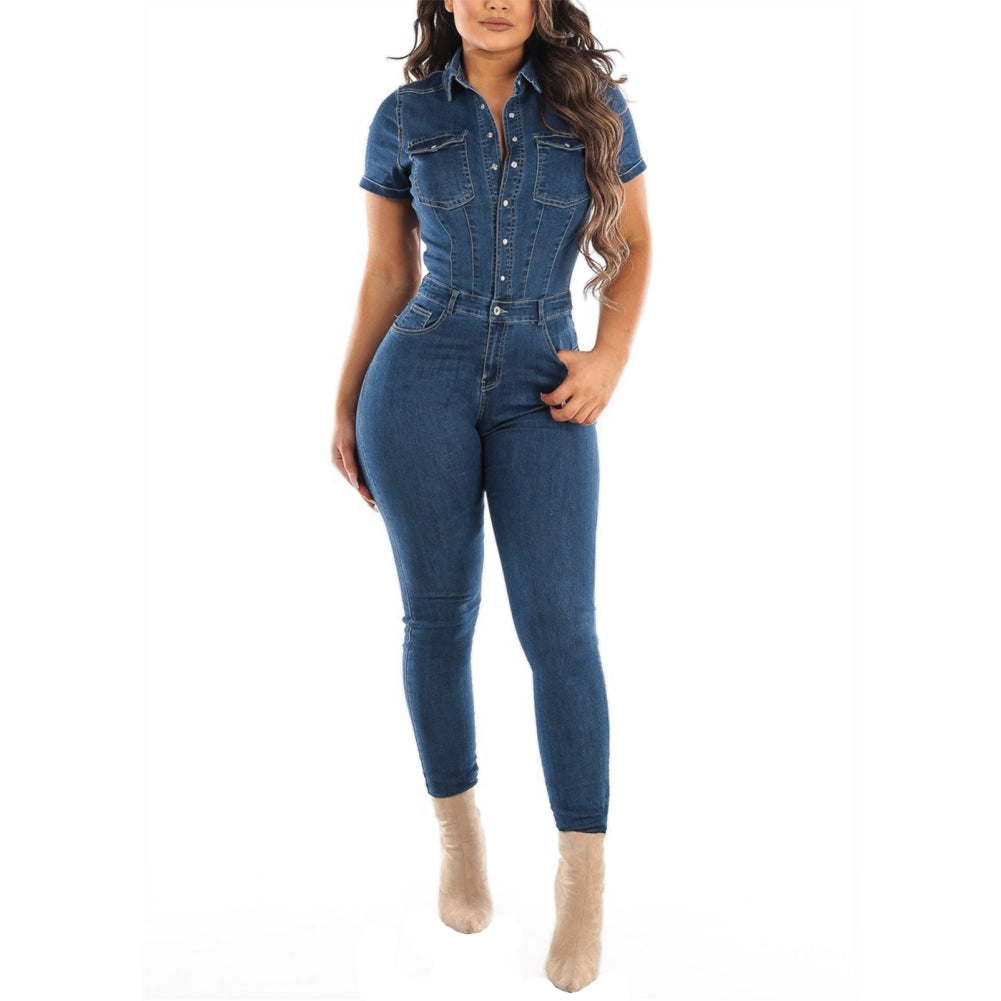 Summer Denim Jumpsuit