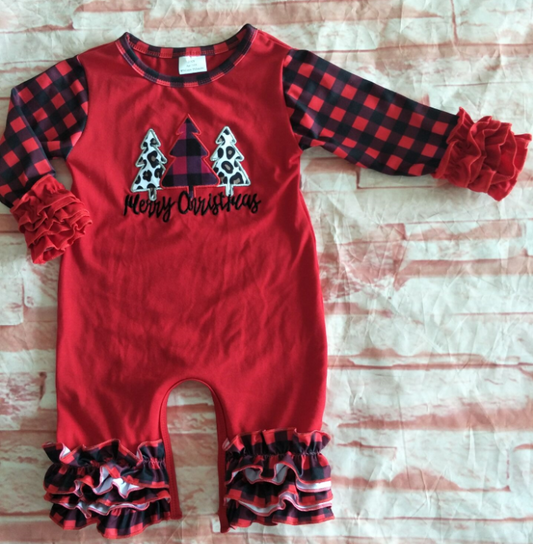 Buffalo Plaid Christmas Tree Suit