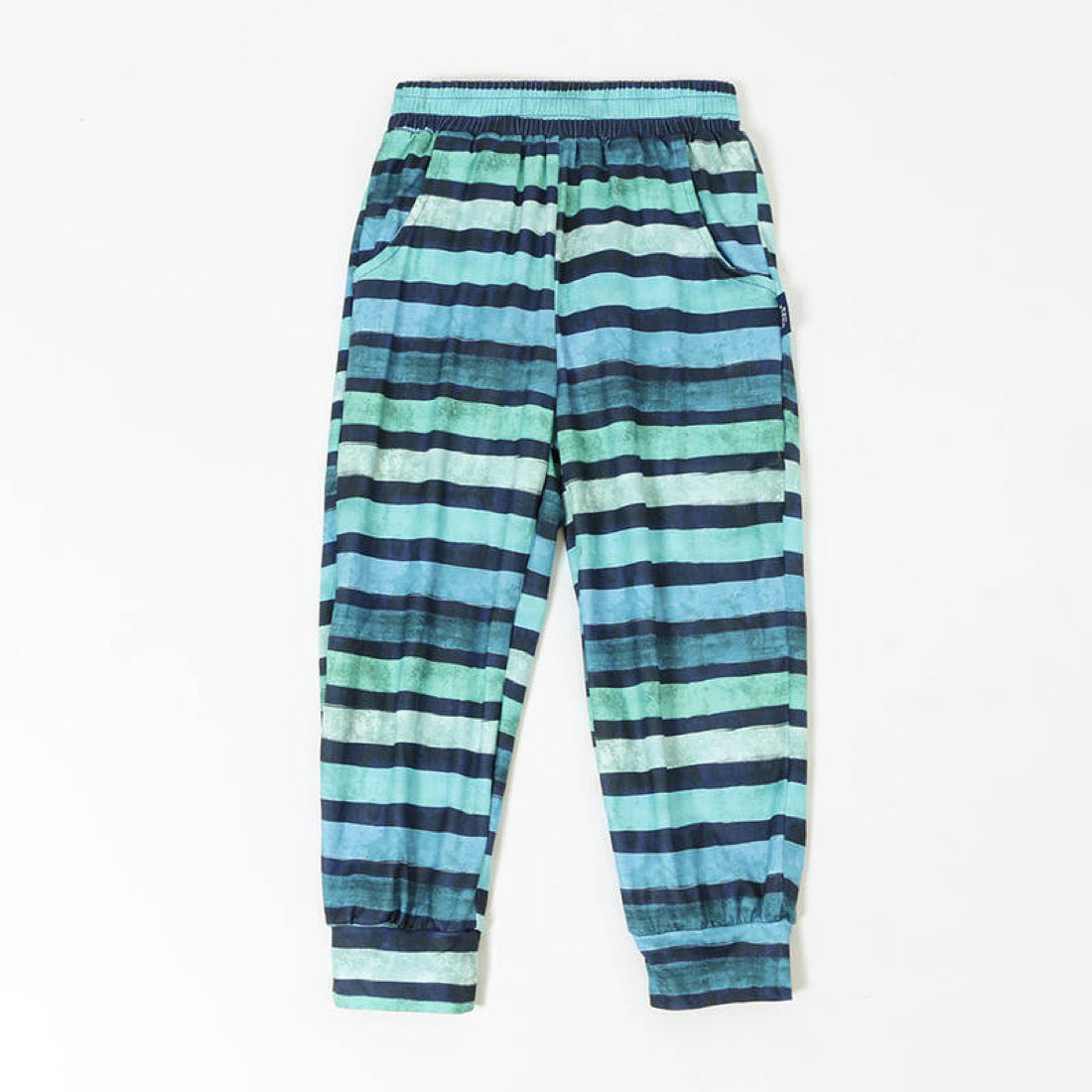 Undie Ups Original – Children's Unisex Joggers Watercolor Waves