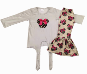 Tie Top Bows and Leopard Mini