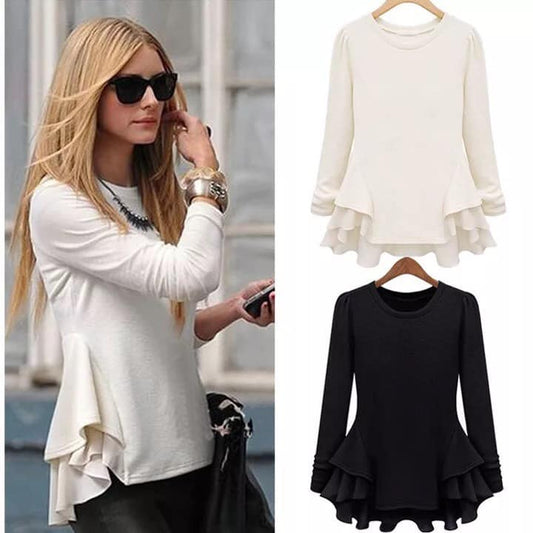 Ruffle Bottom Women's Shirt