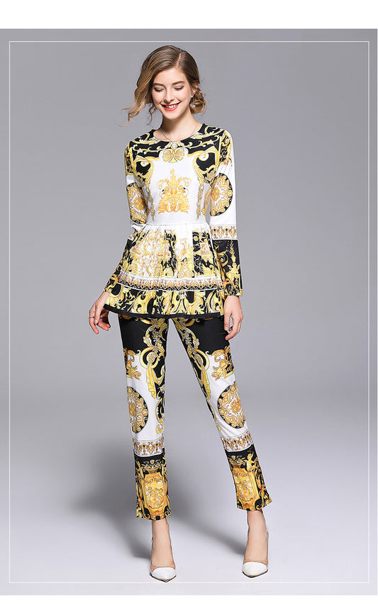 Golden Moment Capri Set