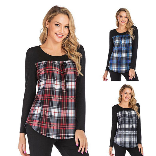 Perfie Plaid Tee