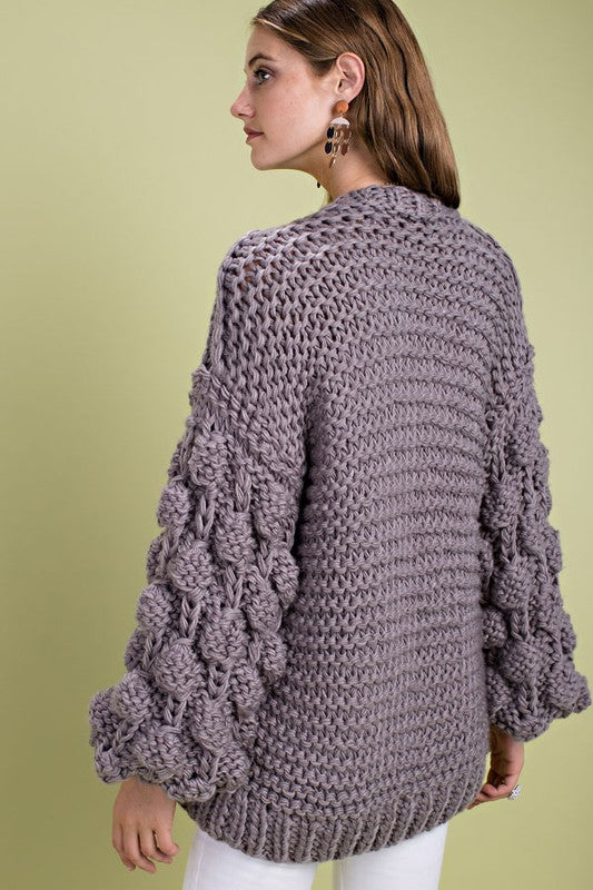 POP! Stock! Bishop Sleeve Handmade Cardigan