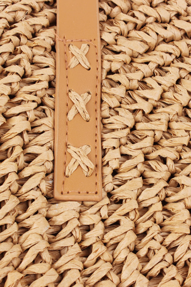 Hand Woven Summer Straw Bag