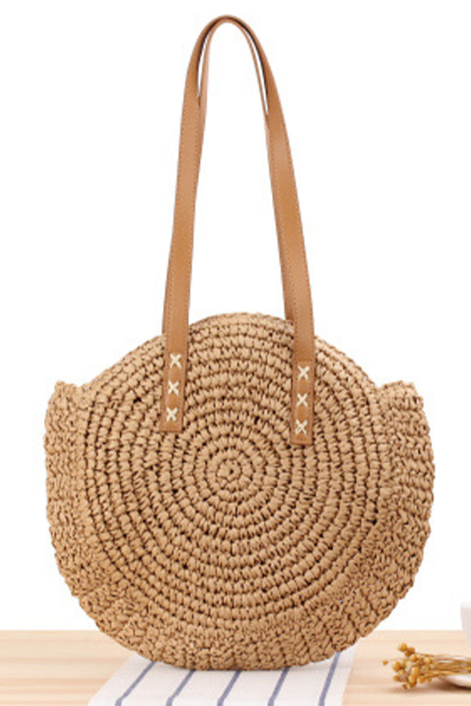 Hand Woven Summer Straw Bag
