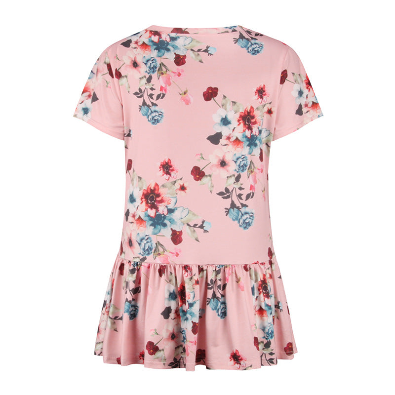 Ruffle Flower Spring Top (2 Colors)