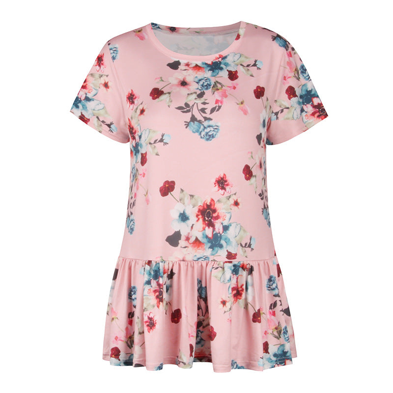 Ruffle Flower Spring Top (2 Colors)