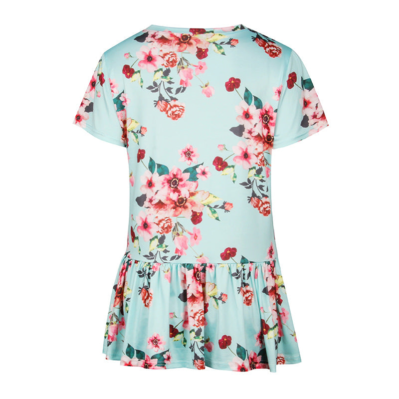 Ruffle Flower Spring Top (2 Colors)