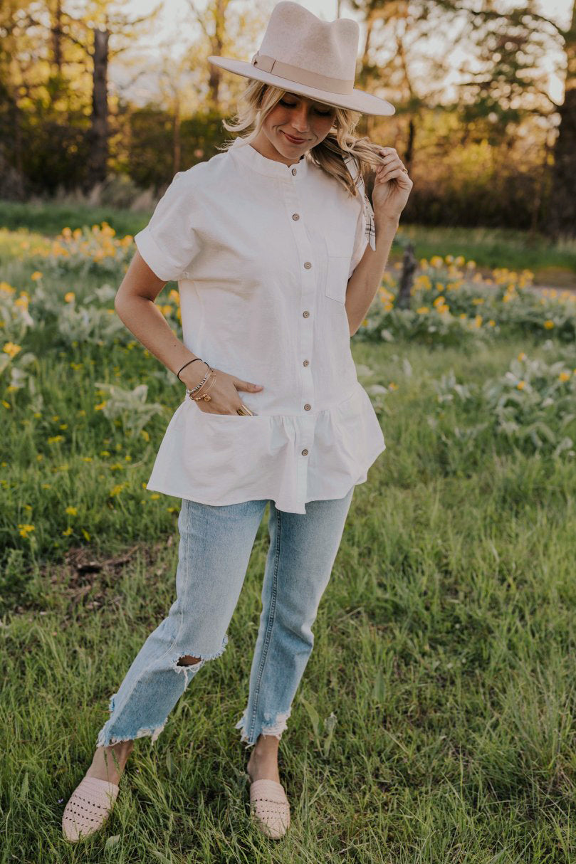 Fit And Flare Pocket Top (2 colors)