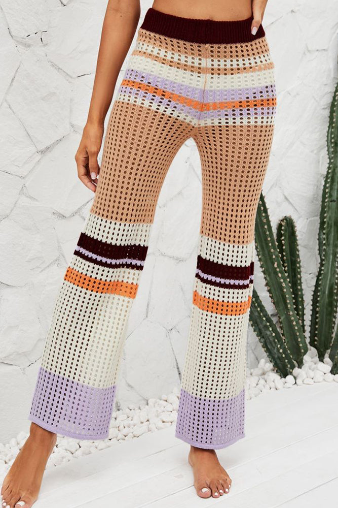 Knit Hollow Out Vaca Pants (3 colors)