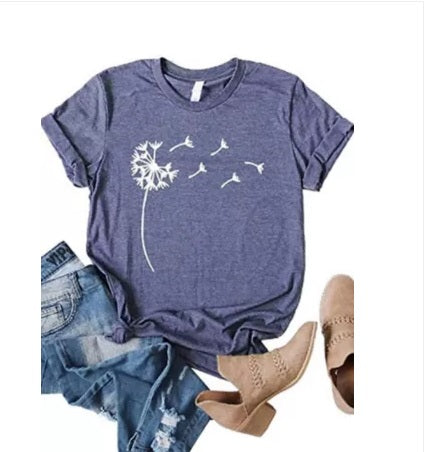 Dandelion Wishes Tee (3 colors, up to size 3XL!)