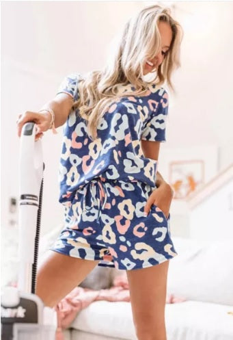 Comfy Cosi Leopard Pajama Set