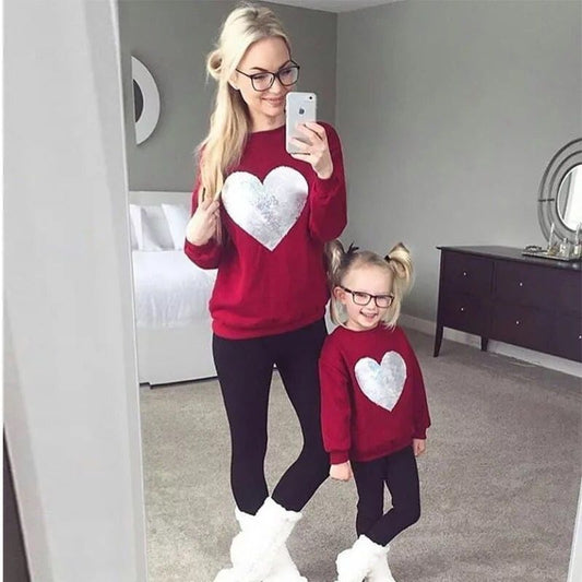 Ladies/ Mommy and Me Sequin Hearts Pre-Order Ends 1/5