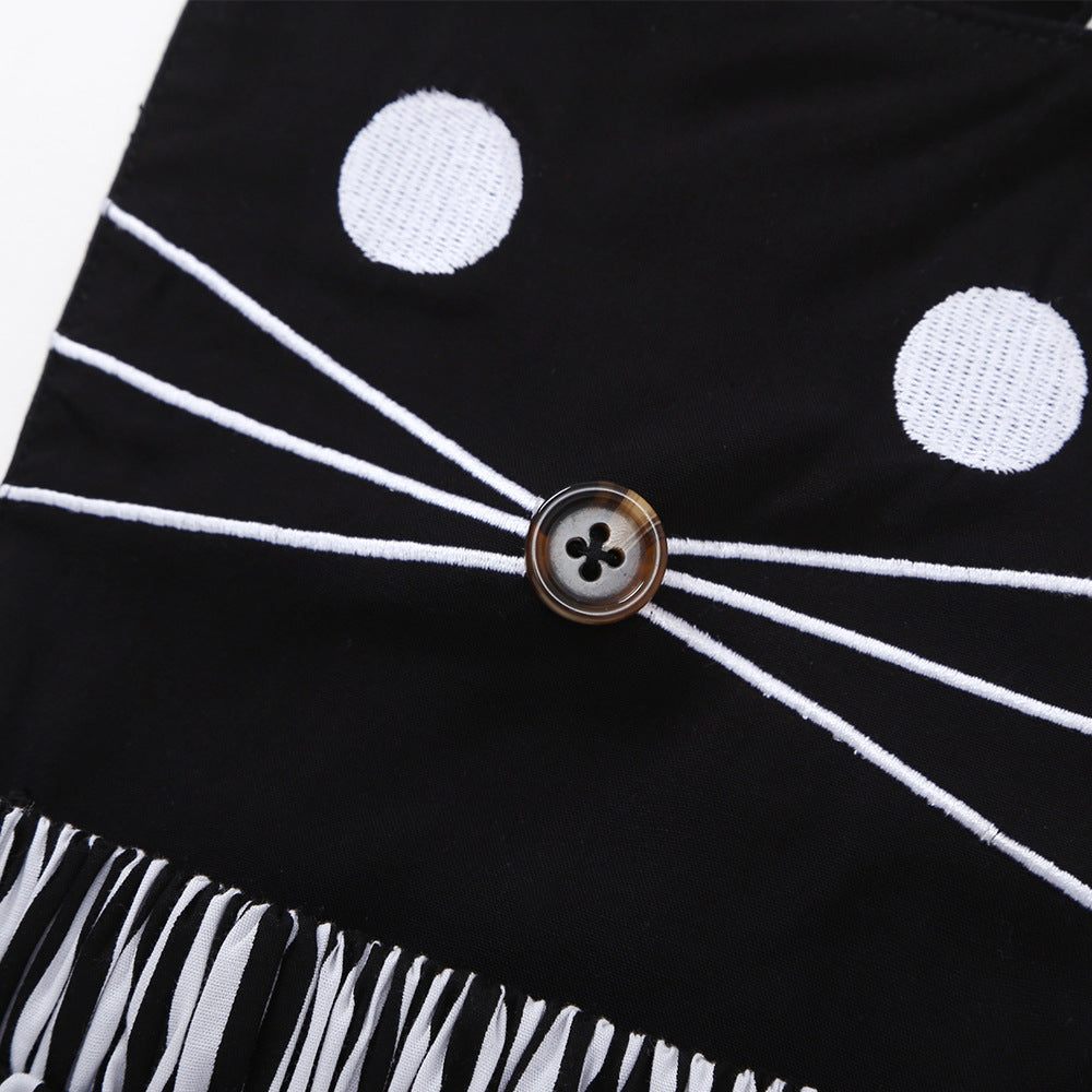 Kitty Cat Pinafore Dress