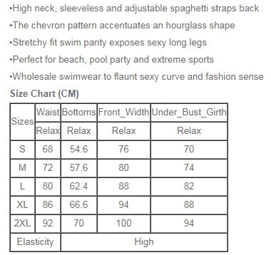 Chevron Hourglass Tankini (Up to 2XL!)