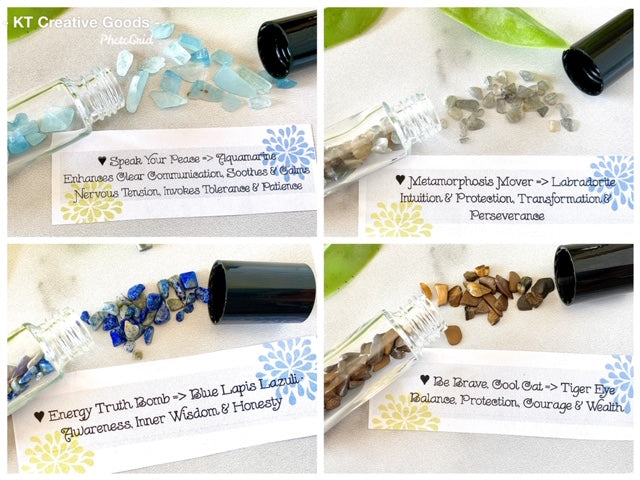 Magical Gemstone & Crystal Vibes Roller (NOTE:  Available as an add on to Wellness Rollers ONLY.)