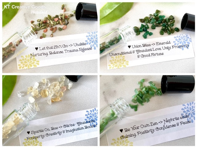 Magical Gemstone & Crystal Vibes Roller (NOTE:  Available as an add on to Wellness Rollers ONLY.)