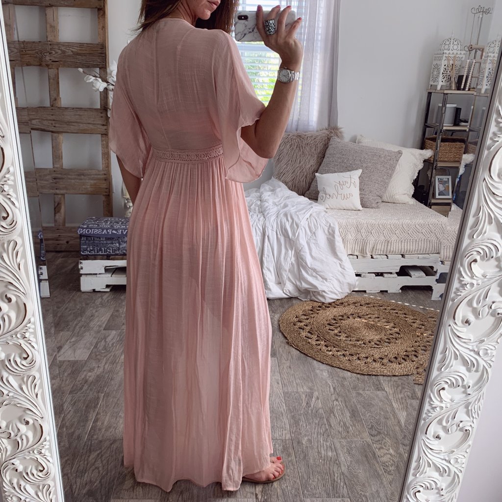 Bell Sleeve Long Cover-Up