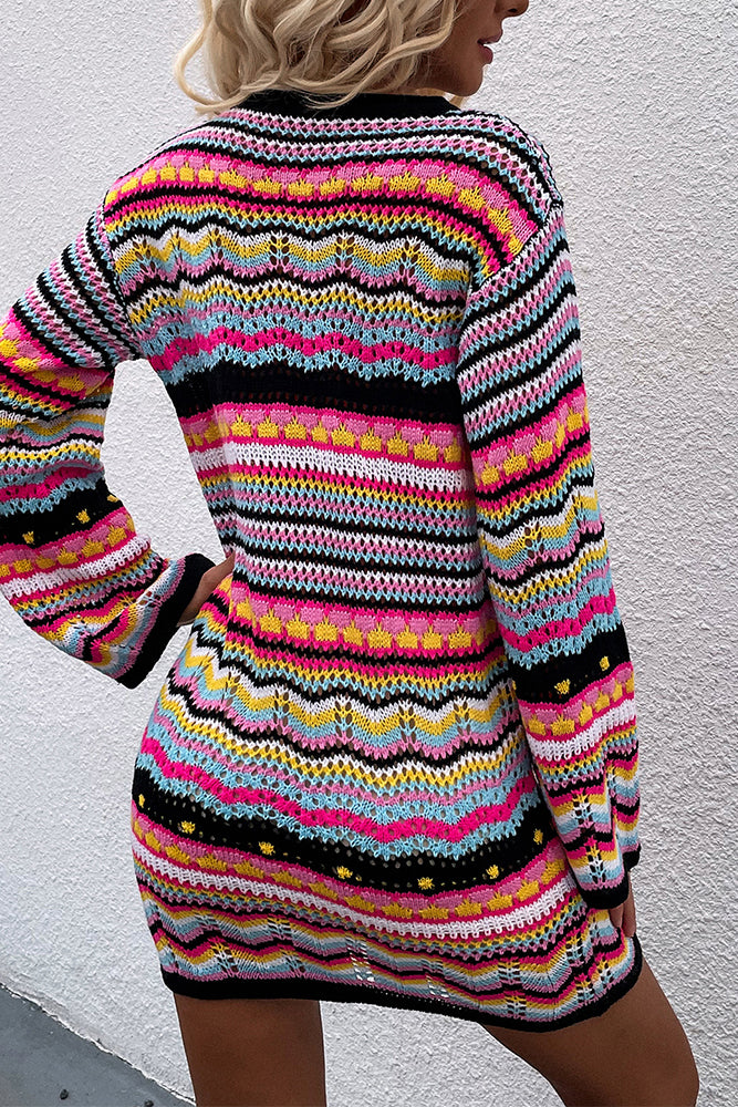 Pop of Color Fall Sweater Dress (4 colors)